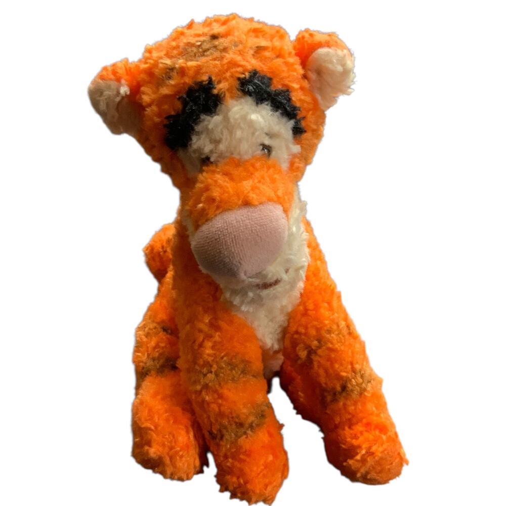 Disney Store Tigger Plush Winnie the Pooh Orange Tiger Stuffed Animal 8” Toy